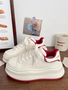 Belle Thick Sole Korean Style Height Increasing Sneakers, Spring & Fall Casual Student Shoes, Versatile Leisure Footwear Lz6077
