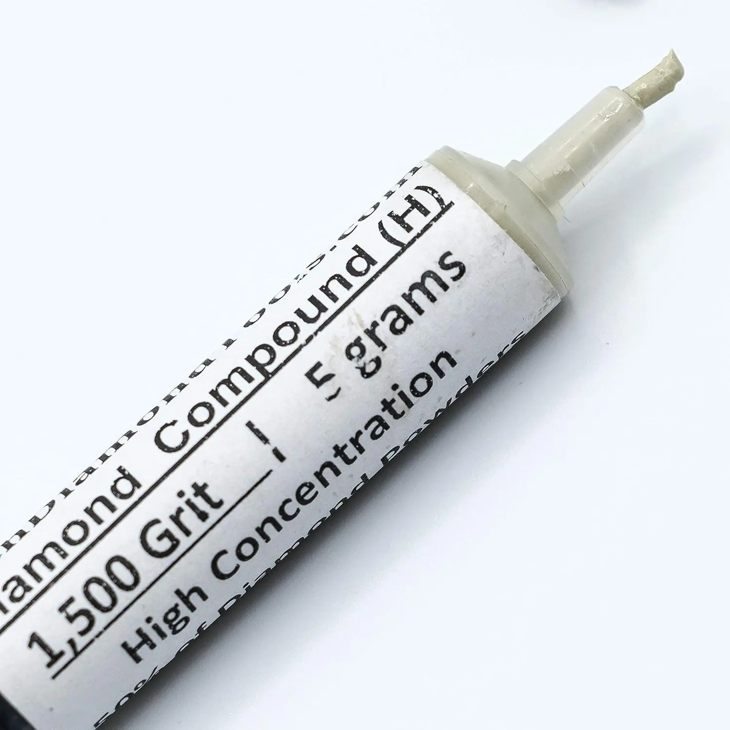 Diamond Polishing Compound Polishing Paste  Made 1,500 Grit 6-12 Microns for Marble Glass Metal Rock Jewelry  Silver Chrome  with High Concentration of Diamond Powder