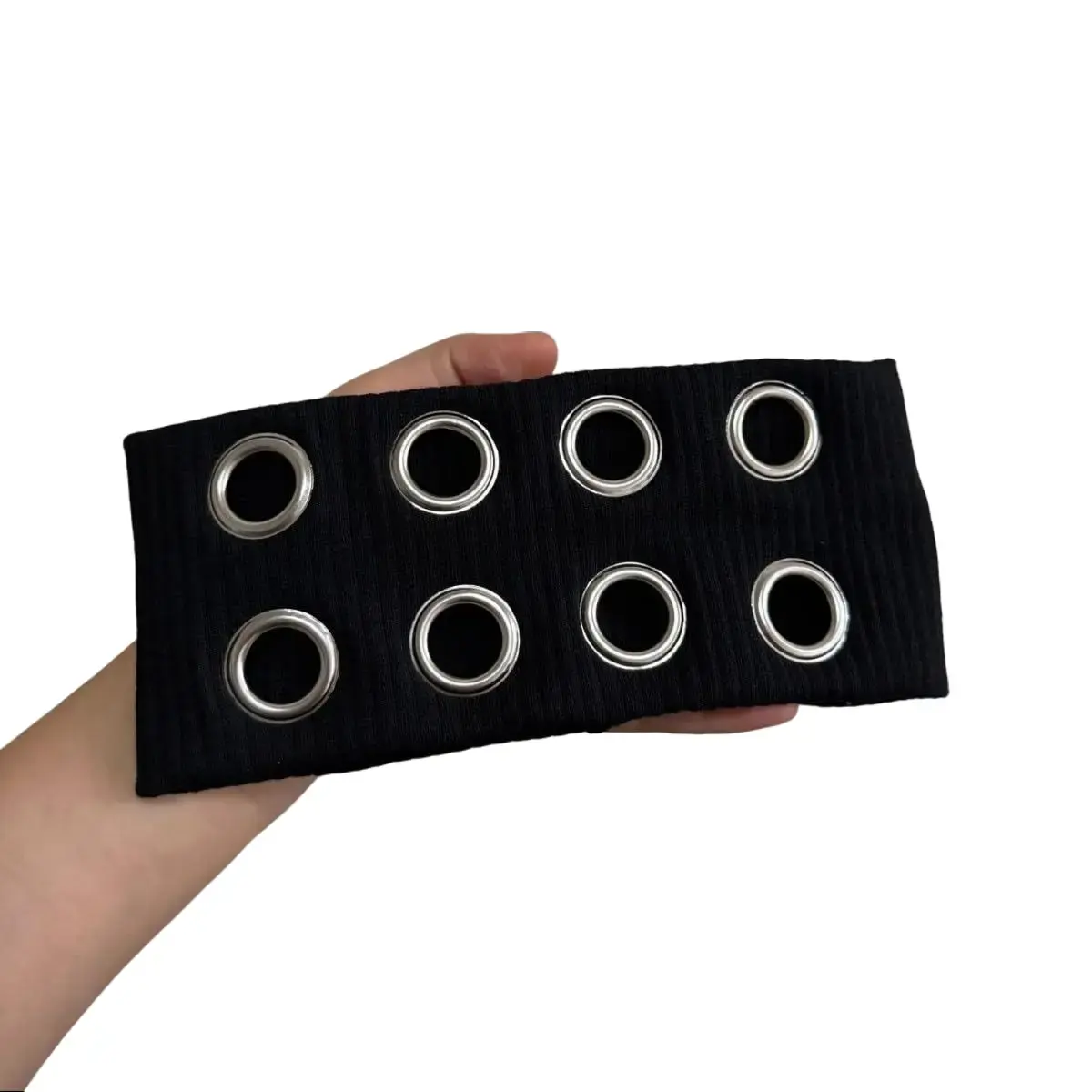 Solid Color Hollow-Out Design Hair Band, Casual Simple Hair Accessories for Women & Girls, Minimalist Headwear for Thick Hair, Elastic Headbands, Grommet Headband