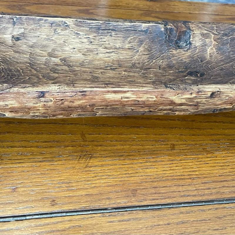 Handmade Santa Fe Wood Dough Bowl - Natural Wood Tableware with Unique Design and Decorative Elements - Wooden