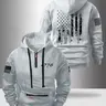 Casual Loose-Fit Pocket Thick Zip-Up Winter Hoodie, Comfortable Outdoor Wear for Men & Women