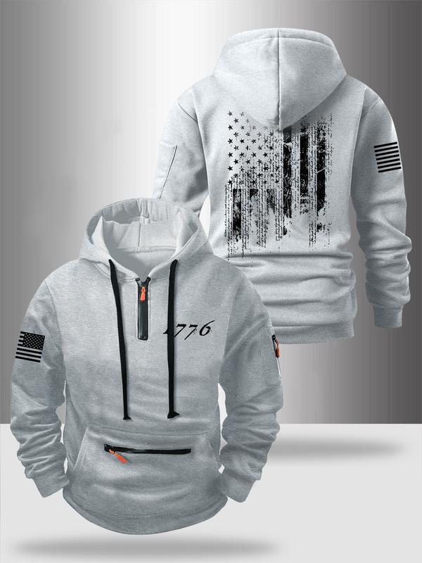 Autumn Winter Thick Zipper Hoodie, Casual Loose-Fit Design, Fashionable Pocket Detail, Comfortable Outdoor Wear for Men & Women