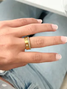 Golden Sparkle Ring