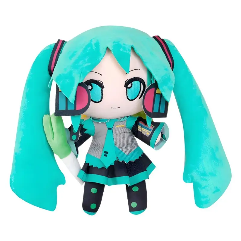 Cartoon 20cm Hatsune Miku Plush Doll Toy Anime sakura Miku snow Miku Character Kawaii Sitting posture Fufu Kids Christmas Gift