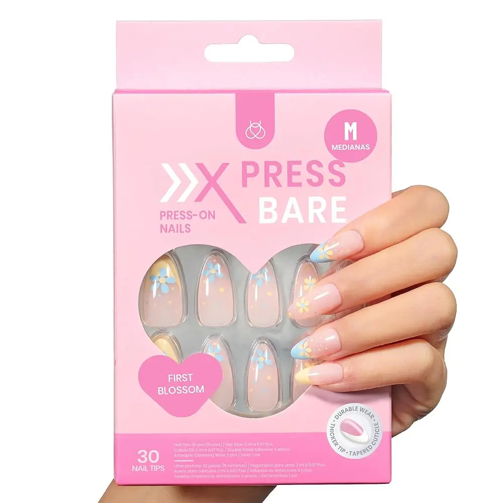 Medium Almond 【Blossom】-15 Sizes 30Pcs 