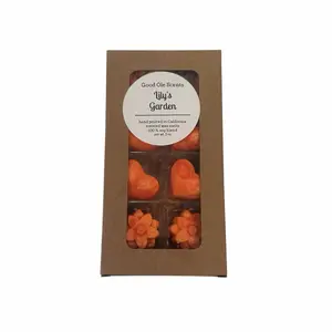 Lily's Garden Soy Wax Melts - Enchanting Fragrance of Lily Lilac Green Floral Bergamot & Powder for Natural Elegance