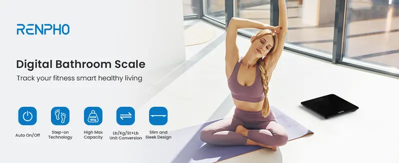 RENPHO Electronic Bathroom Scales, High Precision RENPHO Electronic Bathroom Scales, High Precision