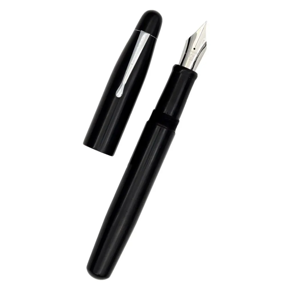 Kanwrite Mammoth Fountain Pen, 9mm Huge Nib, Ebonite Body, Massive Size Writing Tool for Office Stationery Supplies