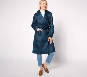 Thread Collective Trench Patterned Trench Coat