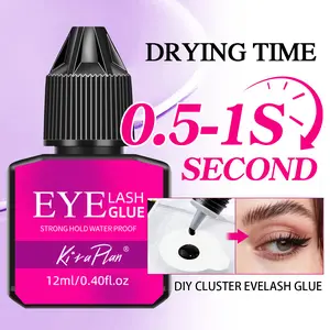 lash clusters 45Days Long-Lasting Eyelash Extension Glue, Waterproof Odorless Hypoallergenic, Fast Dry Strong Adhesion, DIY Home Use Lash Glue lash clusters kit lash cluster lashes clusters