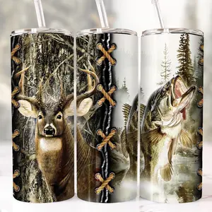 20oz hunting/fishing tumbler