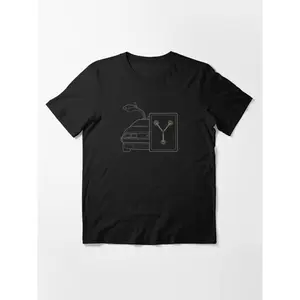 DeLorean Flux Capacitor Logo Essential T-Shirt