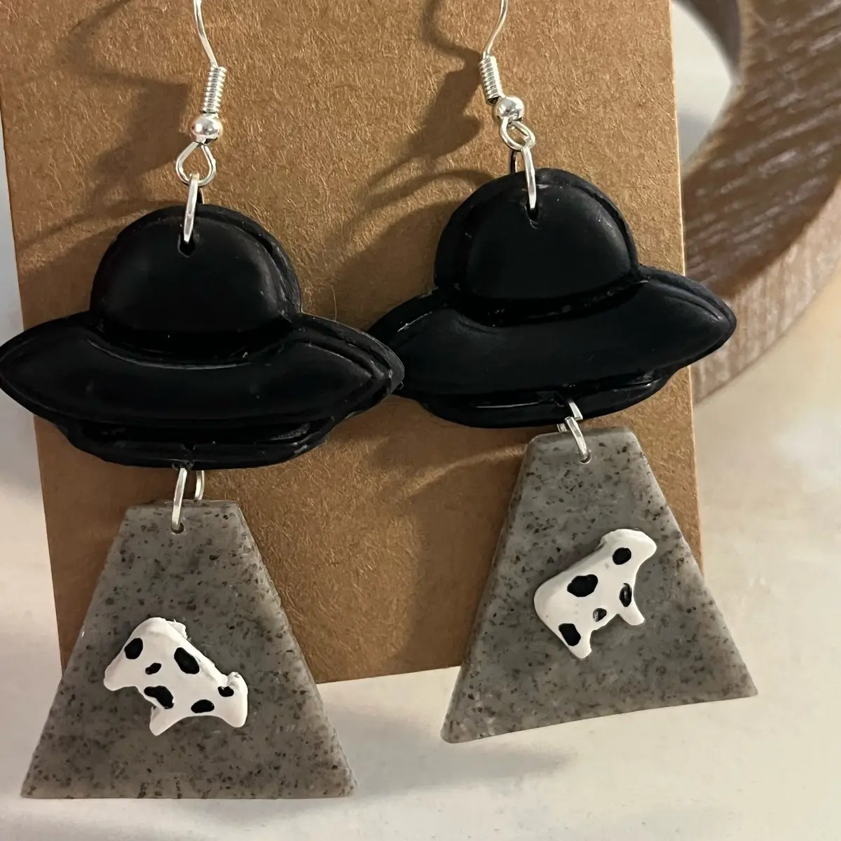 UFO earrings