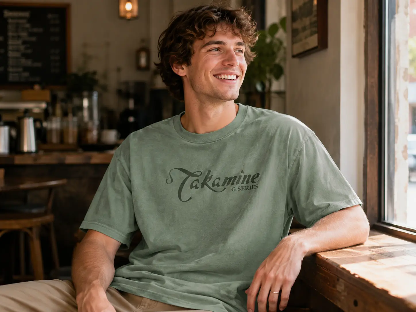 Takamine Guitar Graphic T-Shirt, Vintage Acoustic Guitar Tee, Retro Music Lover Shirt, Casual Musician Graphic Top