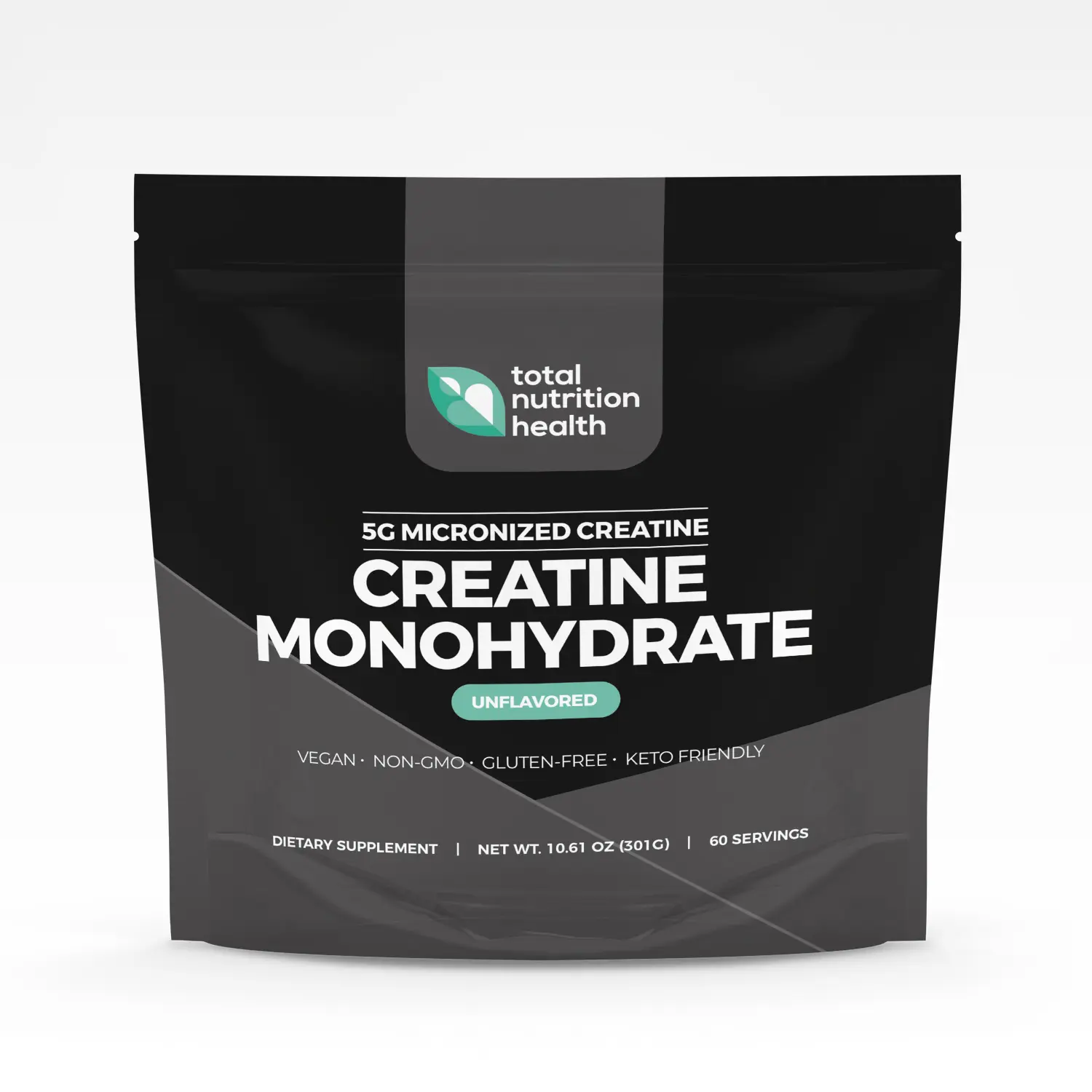 Creatine Monohydrate – 5g Micronized Creatine Monohydrate Powder – Vitamin D and Black Pepper Extract – Unflavored Pre-Workout with Creatine for Energy, Muscle Performance