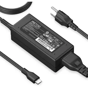 Universal Chromebook Charger USB C Laptop Charger for Laptop Computer Compatible with Dell HP Asus Samsung Google Chromebook - 45W Type C Power Cord