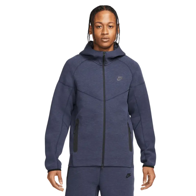Men's Nike Sportswear Tech Fleece Windrunner Full-Zip Hoodie, Gym Sweatshirt, Sporty Sports Outerwear