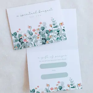 Spiritual Bouquet Vines Prayer Card