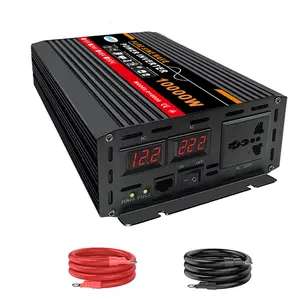 10000W 12V to 110V 220V Pure Sine Wave Power Inverter Solar System/Solar Panel/Home/Outdoor/RV/Camping Wave Power Inverter