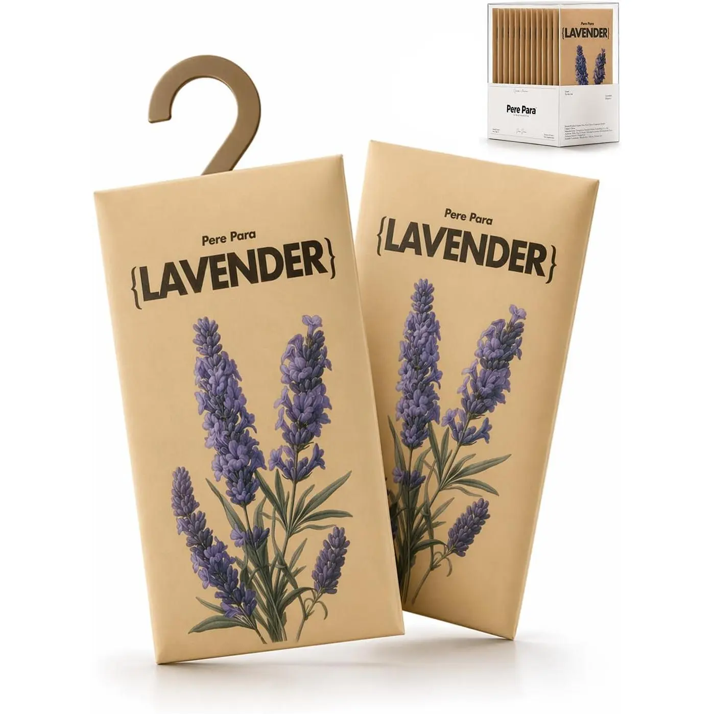 12 Packs Lavender Potpourri Scented Sachets for Closet & Drawer[Deodorizer for Stagnant Air],Long Lasting Hanging Paper Air Fresheners and Odor Eliminator for Clothes