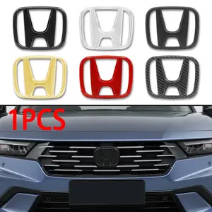 Honda car front and rear logo 1PCS ABS precision craftsmanship strong wear and weather resistance precision molding and seamless fit anti-oxidation for Honda Civic Mugen Accord Fit City Vezel CRV HRV Odyssey Jazz Prelude Insight