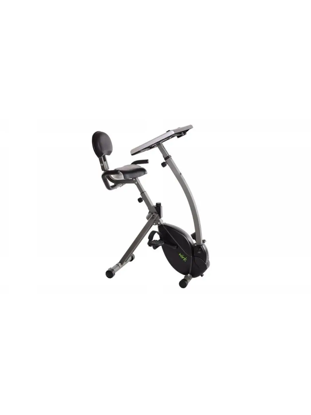 Stamina Wirk Ride 85-2221 Sit-to-Stand Exercise Desk, Portable Workstation with Fully Adjustable Seat and Surface, Space-Saving Wheeled Design