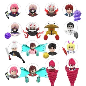 8Pcs/Set DAN DA DAN Takakura Ken Bricks Puzzle Action Figures Model Puzzle Building Blocks Dolls Toy Collection Ornament Gifts