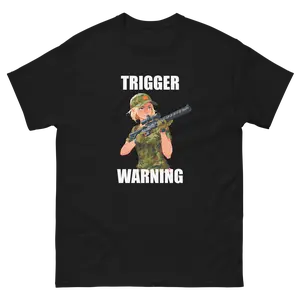 Trigger Warning - Freedom Threads Patriotic Men's and Women's Classic Cotton T-Shirt