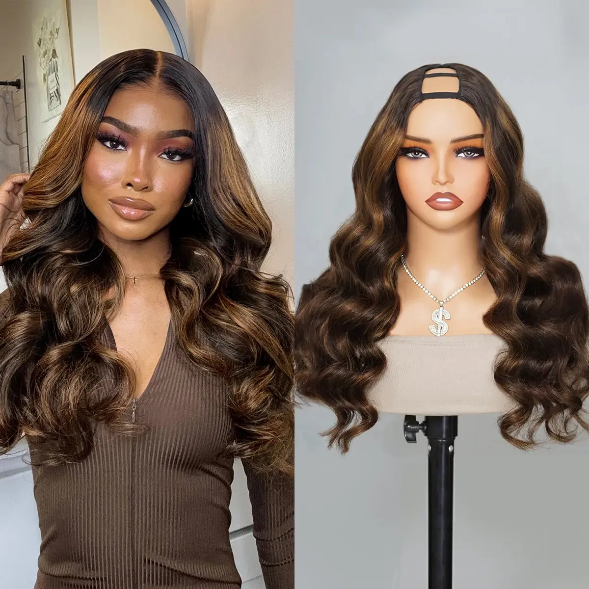 Highlight Brown Body Wave
