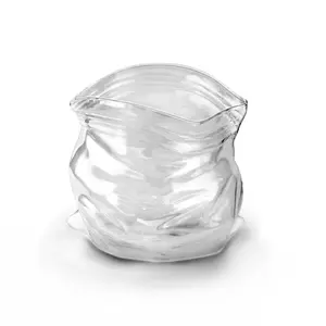 UNZIPPED | Glass Zipper Bag Bowl, Durable Borosilicate Glass, Fun & Unique Snack Dish and Candy Bowl