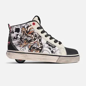 Ed Hardy Heelys - Y2K Shoes with Wheels - Racer 20 Mid