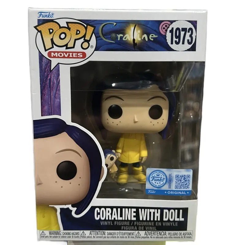 Funko Pop Coraline Vinyl Figure with Doll - Collectible Figure Decor, Whimsical Figurine (Collectibles Category Item), Whimsical Figurines