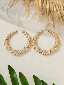 Geometric Circle Design Hoop Earrings for Women, 1 Pair New Fashion Jewelry for Party, Daily Clothing Decor, Trendy All-match & Exquisite Jewelry for Birthday Gift, High Quality Earrings