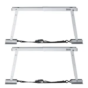 VEVOR Universal RV Stabilizer, RV Bumper Stabilizer for Trailers, Campers, Fifth Wheel, Compact Foldable Design for Easy Storage, Adjustable Height from 12 inch to 28 inch, Reduces RV Wobble, 2PCS