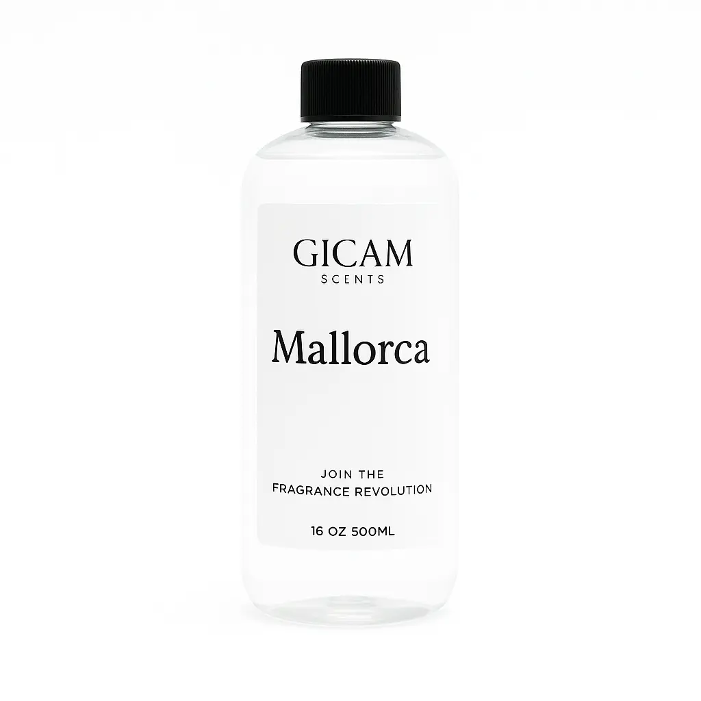 Mallorca Oil Diffuser with Cedar Wood, Cashmere, Violet, Jasmine, Sandalwood & Musk Notes