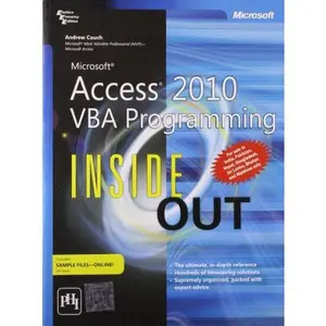 USED-Microsoft Access 2010 VBA Programming Inside Out by Andrew Couch (Paperback)
