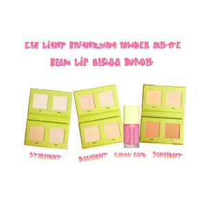 Eye Light Brightening Powder Palette & Beam Lip Gloss Bundle - Made By Mitchell Face Makeup Sets Eye Light Brightening Powder Palette & Beam Lip Gloss Bundle - Made By Mitchell Face Makeup Sets