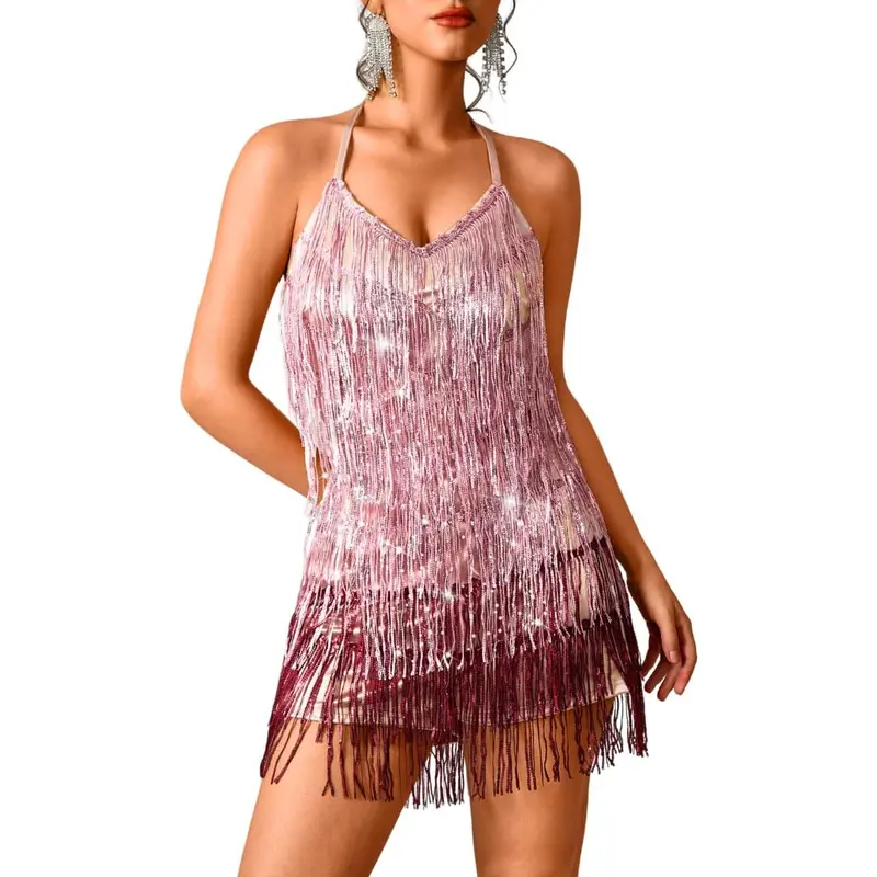 pink glitter romper dress - TikTok Shop