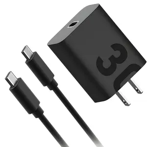 30W TurboPower - PPS Super Fast Charger with 3.3ft USB-C to USB-C Cable for Moto Edge 50 Pro, Edge 50 Ultra, Edge 30 Ultra, High Powered Type C Device