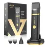 OLOV Men's Intimate Pubic & Body Hair Removal Trimmer - High Quality, Waterproof Electric Groomer with Skin-Friendly Ceramic Blades, LED Light, USB-C Charging Dock, Portable Multifunctional USB-Rechargeable Groomer, Mens Gifts, High Quality Trimmer