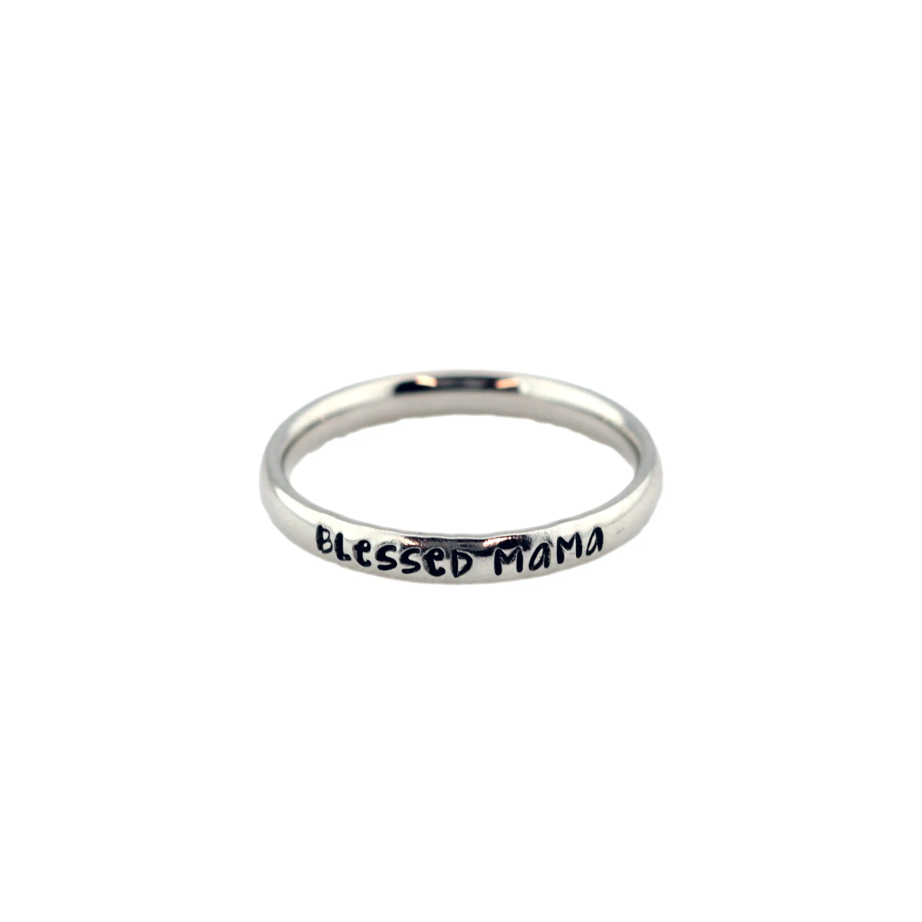 TikTok Live - 3mm Personalized Stackable Name Ring TikTok Live - 3mm Personalized Stackable Name Ring