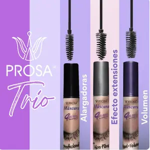 Mascara Set of 3 Piece Bundle Set - Waterproof Makeup - Alargadora + Volumen + Efecto Extensiones