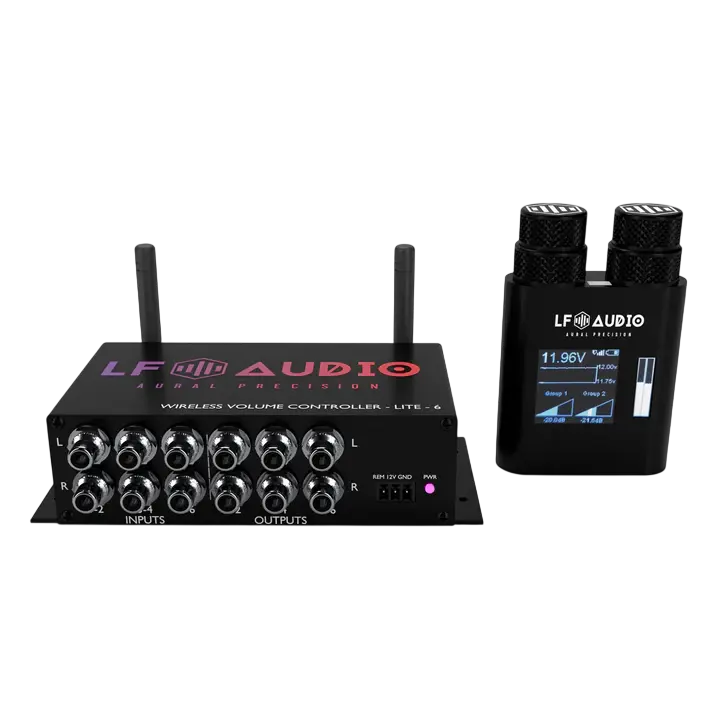 LF Audio WVC LITE 6-Channel Wireless Volume Controller - Dual Knob