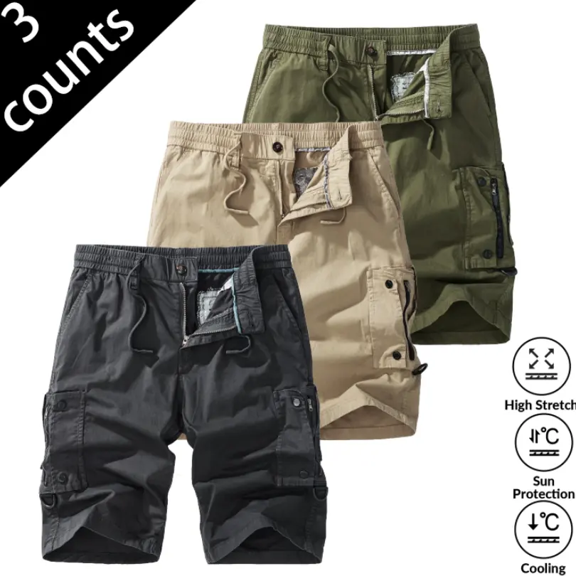 3PCS-2026 Fashion All-Match Denim Five-Point Shorts Set for Women Soft Comfortable Stretchy Denim Fabric Stylish Loose Fit Short Pants with Matching Tops Versatile Daily Wear Streetwear Fashionable Suit for Vacation Womenswear Bottom