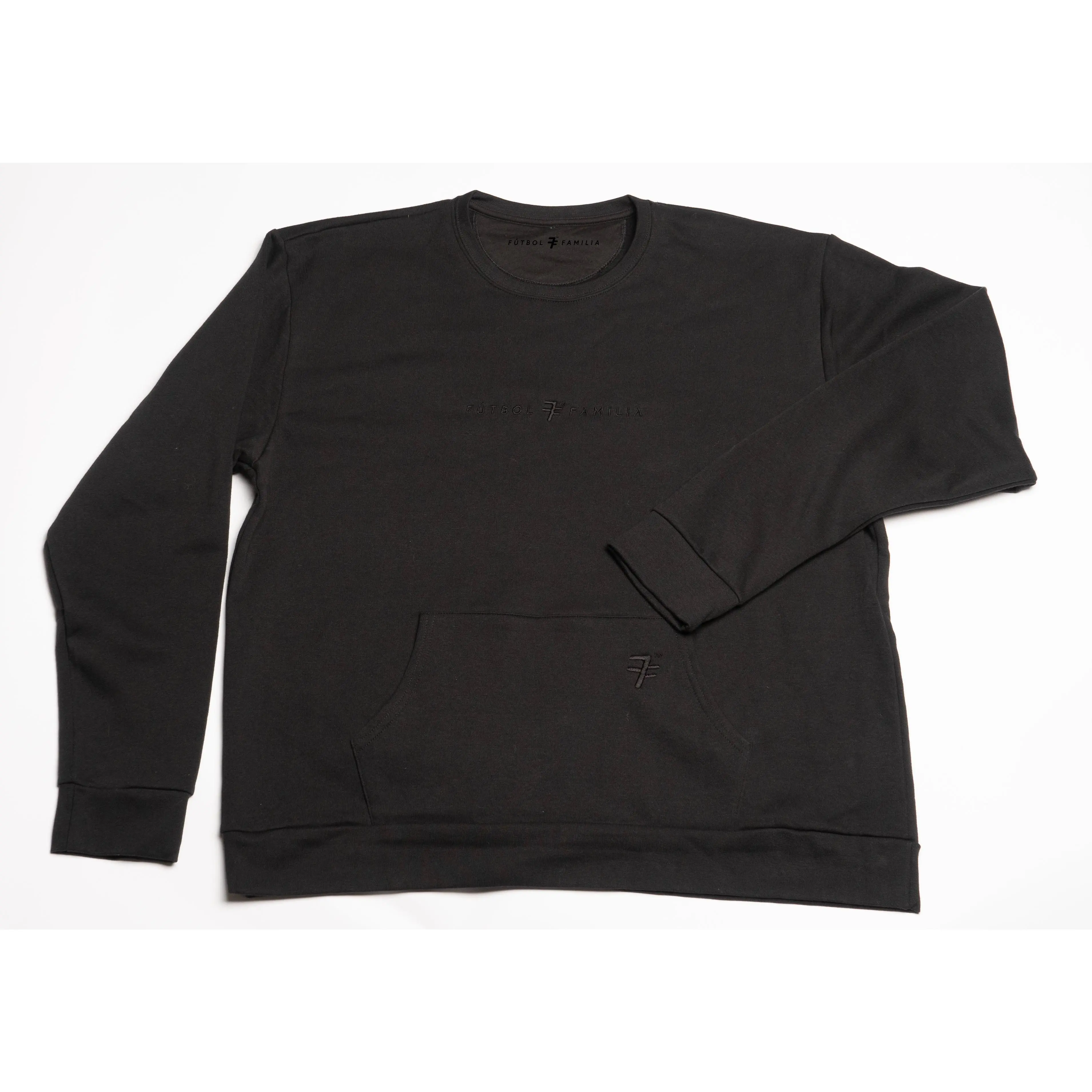 Fútbol Familia | Brand Embroidered Pocket Crew Sweater