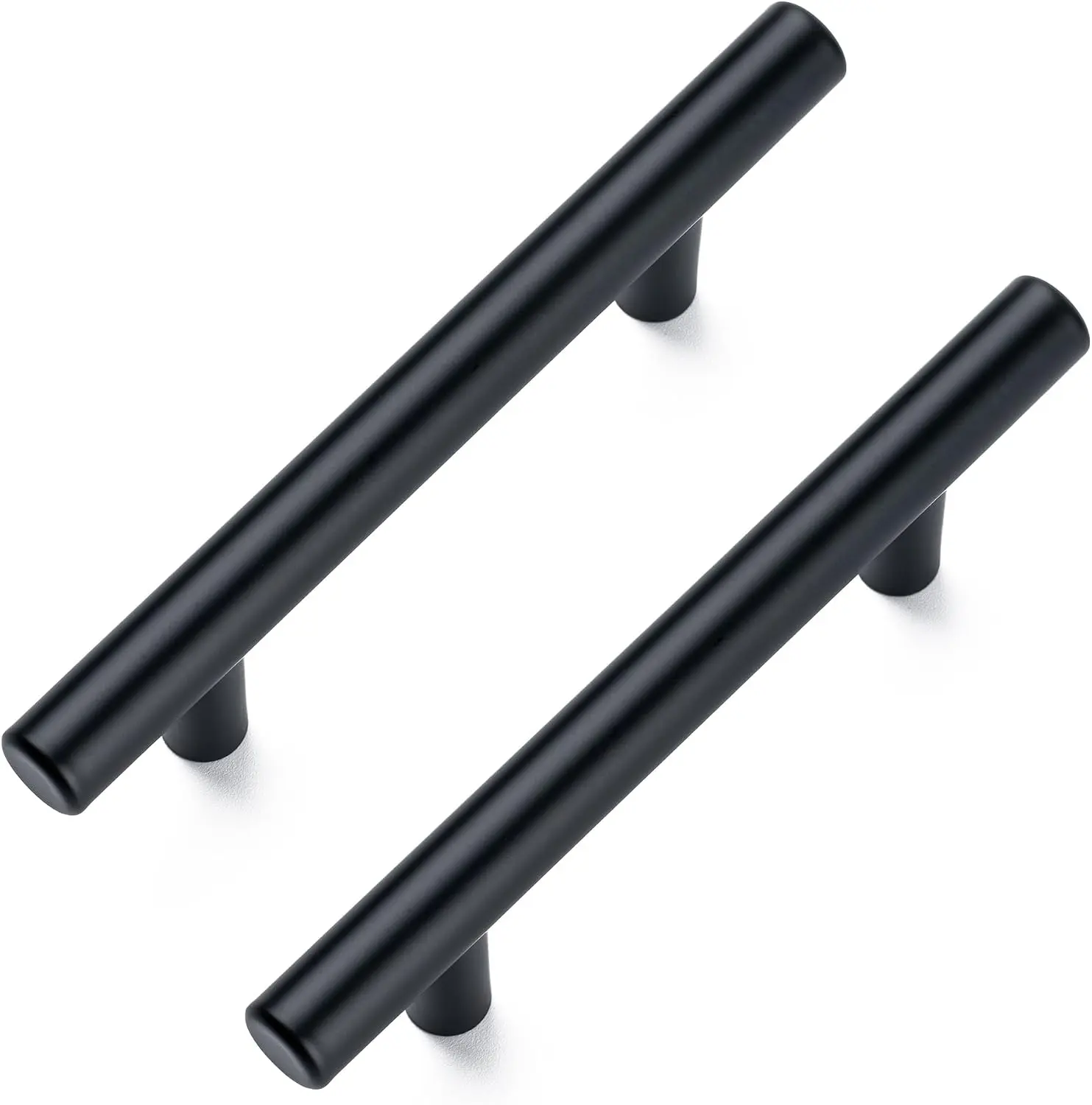 10 Pack Cabinet Pulls Matte Black Stainless Cabinet Handles, for Kitchen and Bathroom Cabinets, 5 Inch Length, 3 Inch Hole Center | Stainless Cabinet Handles, Kitchen Drawer Pulls, Cabinet Handles, For Cupboards, Drawers, Dressers, Cabinet Update