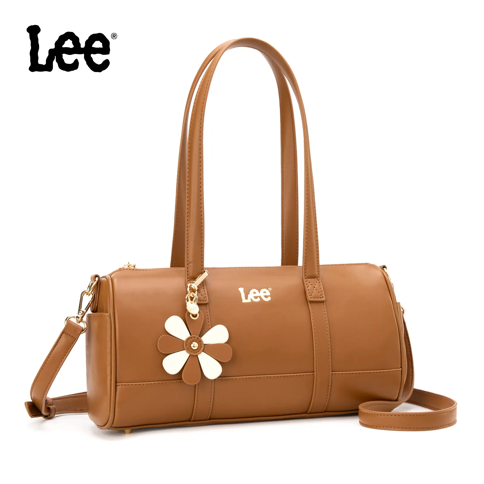 Lee American retro Boston bag, made of leather, can be used as a handbag or shoulder bag, suitable for work, shopping, travel, school, and as a gift for your wife, girlfriend, mother, or best friend.