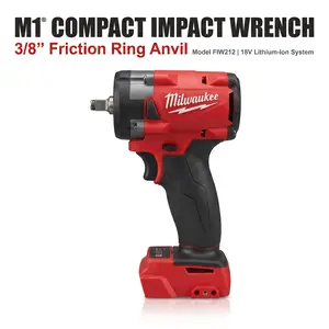 Milwaukee 3/8 Drive Mini Lithium Impact Wrench, Portable Fastening Tool with Auto Shutoff Protection, Anti-Slip Handle, Optimized Internal Heat Dissipation for HVAC Installation, Cabinet Assembly, Confined Position Bolt Disassembly power  control car wire