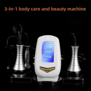 American standard plug-in home 3-in-1 beauty, body care beauty machine, shaping machine, body skin care equipment suitable for home SPA, 3 types of care handles suitable for face, arm, waist, abdomen, leg multi-functional full body massage Gift