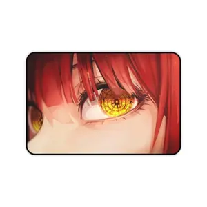 Makima Chainsaw Man Mousepad, Anime Mouse Pad, Smooth Surface Desk Mat for Gaming Room, Gift for gamer, Home Decor, Desk Accessories